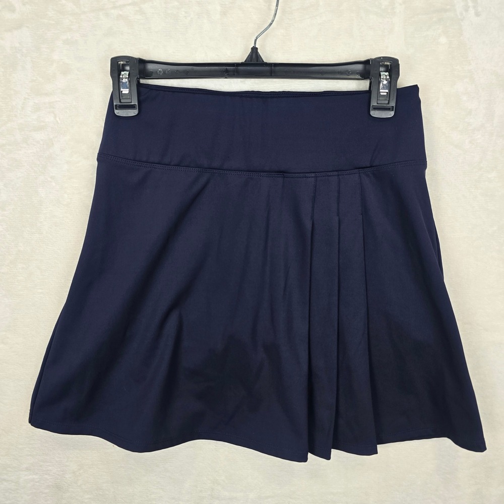 Tommy Bahama Active Womens Navy Blue Pleated Athletic Skort XS Golf Tennis